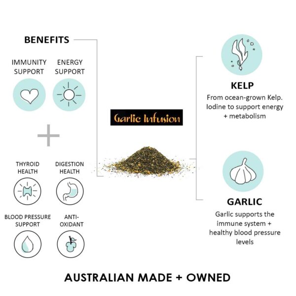 Australian Seaweed - mbK - Product-Benefits_Garlic-Infusion_Pile